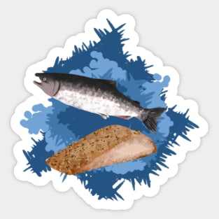 salmon Sticker